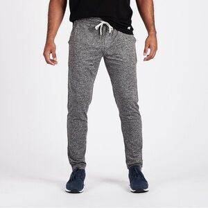 Vuori men’s Ponto Performance Joggers Dreamknit Heather Grey size Small